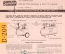 Dayton Air Compressor, All Models, Operations and Service Manual
